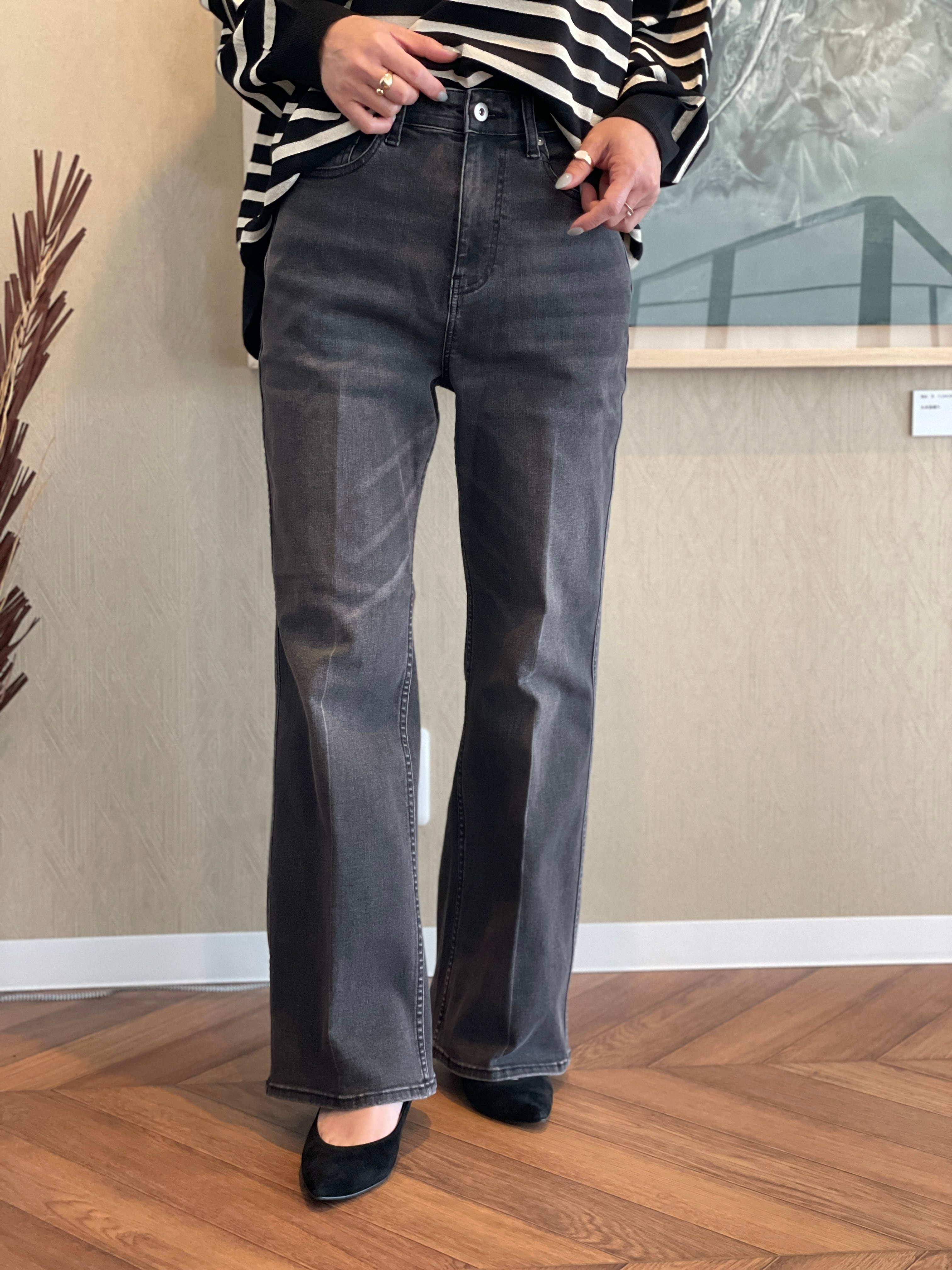 ※最後の再販です！！！まさに大人女性が求めていた脚長美脚セミフレアデニムpage-visual